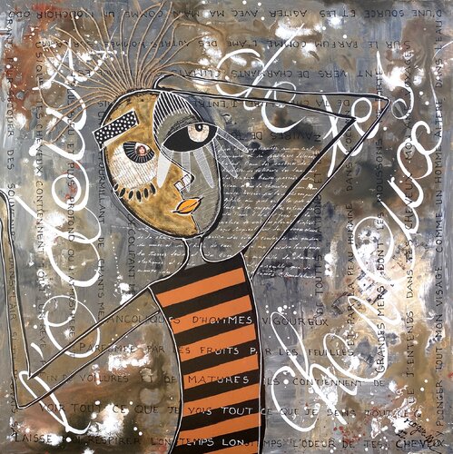 L'Odeur de tes Cheveux by RogerM, Painting for Sale on Select