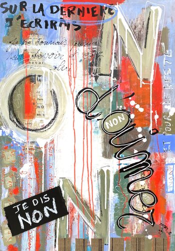 Je dis NON by RogerM, Painting for Sale on Select