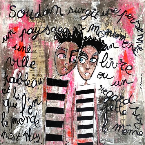 Un Regard sur le Monde by RogerM, Painting for Sale on Select
