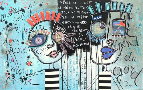 Pas le même Regard by RogerM, Painting for Sale on Select