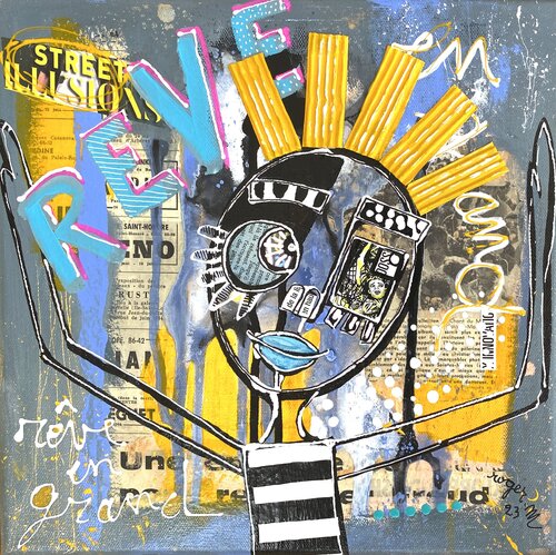 Rêve en Grand by RogerM, Painting for Sale on Select
