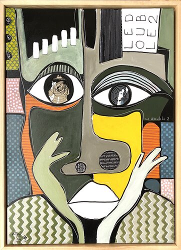 Le Double 2 by RogerM, Painting for Sale on Select