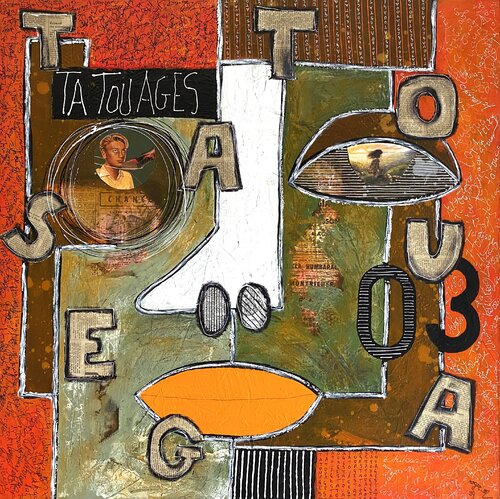 Tatouages 03 by RogerM, Painting for Sale on Select