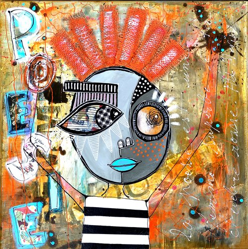 La Femme Rousse by RogerM, Painting for Sale on Select