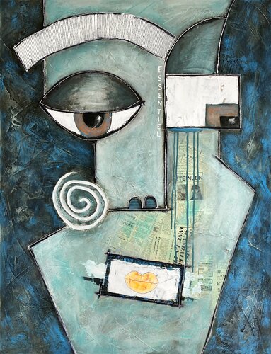 Essentiel 2 by RogerM, Painting for Sale on Select