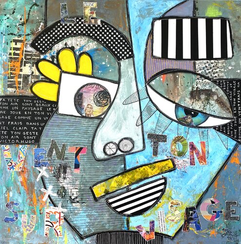 Le Vent sur ton Visage by RogerM, Painting for Sale on Select
