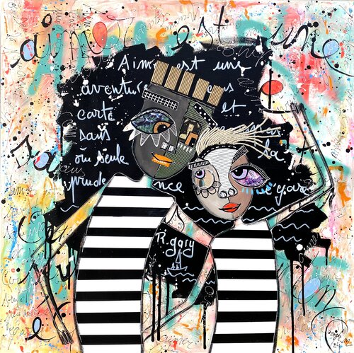Aimer est une Aventure by RogerM, Painting for Sale on Select