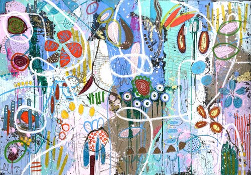 Mon Jardin Fou by RogerM, Painting for Sale on Select