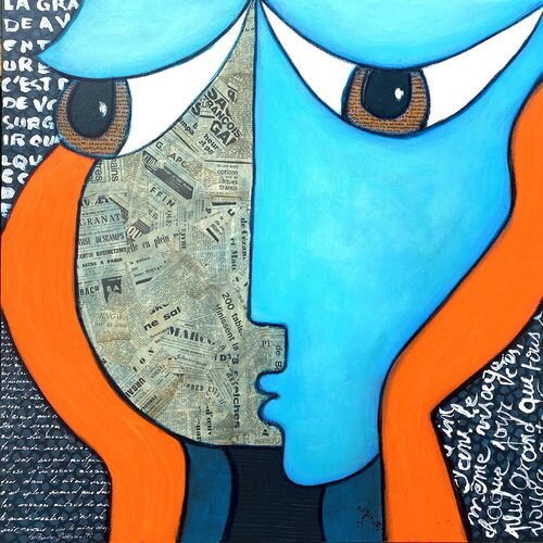 Libre Exercice 2 by RogerM, Painting for Sale on Select