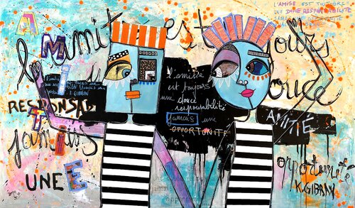 Une Douce Amitié by RogerM, Painting for Sale on Select