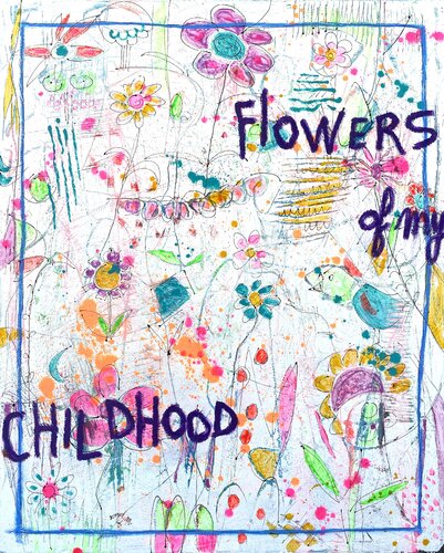 Flowers of my Childhood by RogerM, Painting for Sale on Select