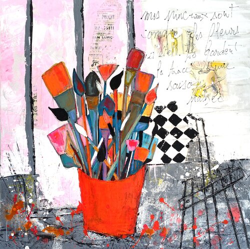 Les Pinceaux de l'Eté by RogerM, Painting for Sale on Select
