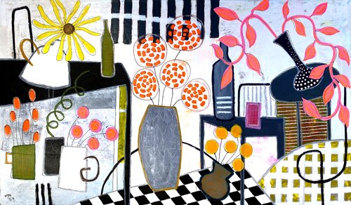 Jazz de Printemps by RogerM, Painting for Sale on Select