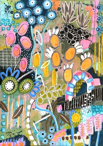 Demain, mon Jardin by RogerM, Painting for Sale on Select