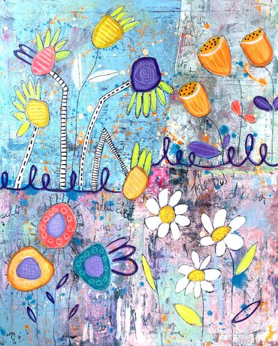 Le Jardin des Murmures by RogerM, Painting for Sale on Select