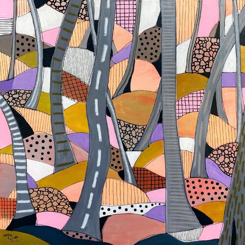 Fragments de sous-bois by RogerM, Painting for Sale on Select