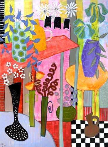 Le Balcon au Soleil by RogerM, Painting for Sale on Select