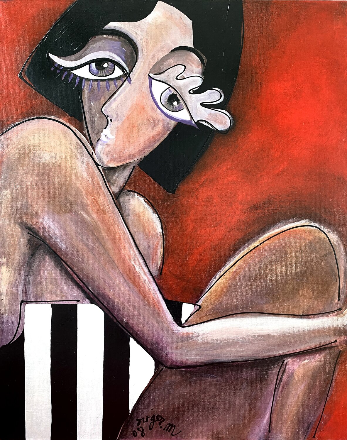 Léonne RogerM Original painting for sale