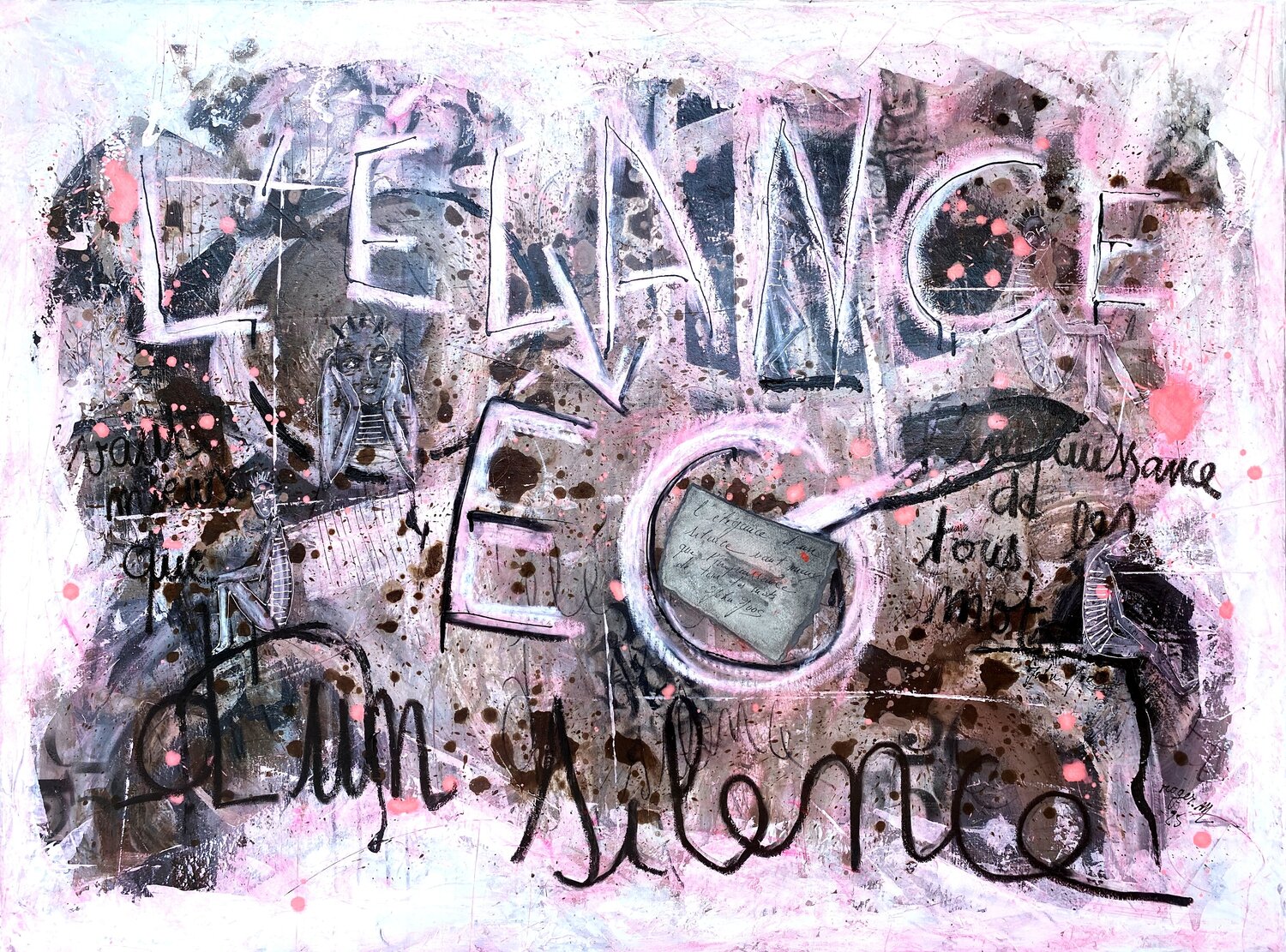 L'Elégance d'un Silence RogerM Original painting for sale