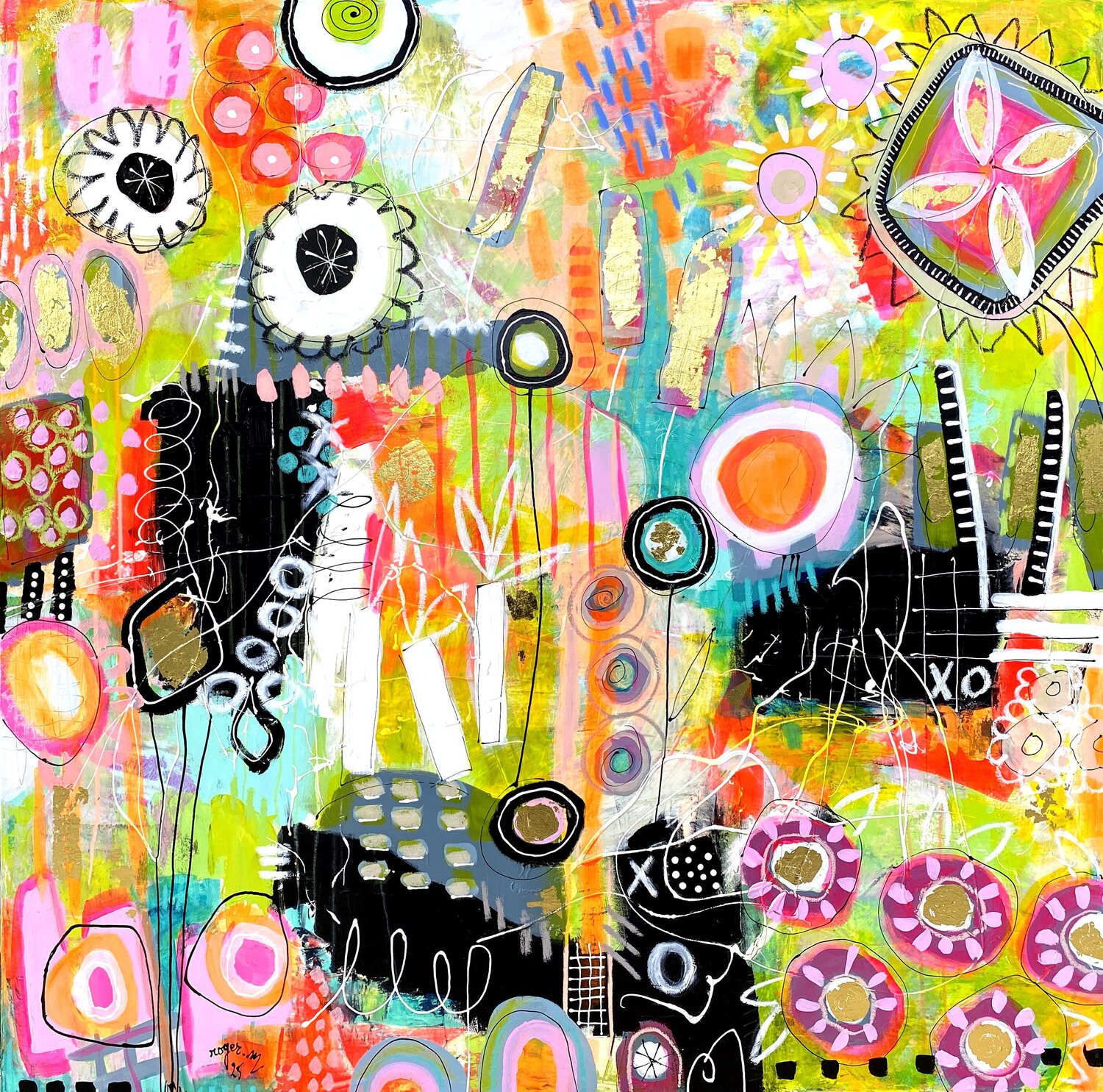C'est un Jardin Extraordinaire RogerM Original painting for sale