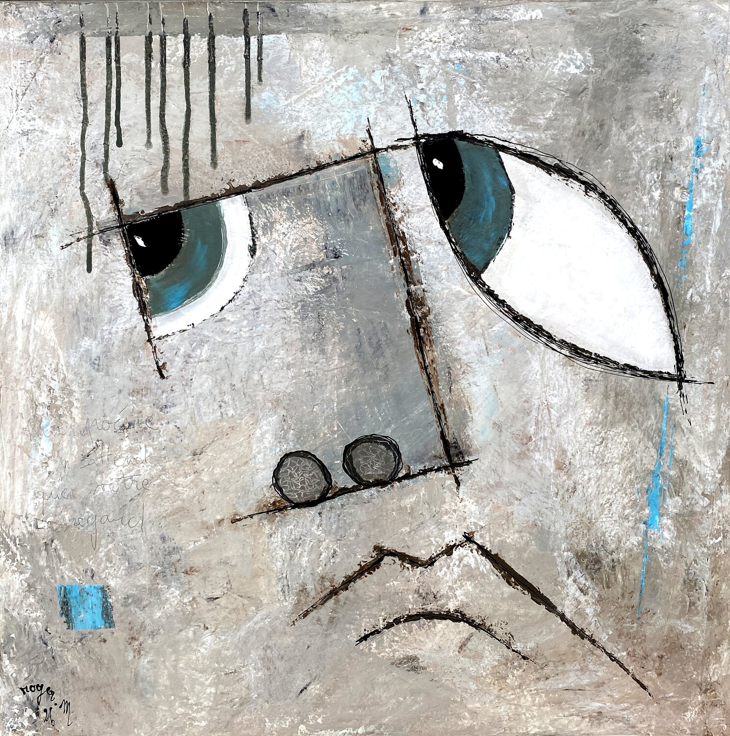 Poésie XII RogerM Original painting for sale