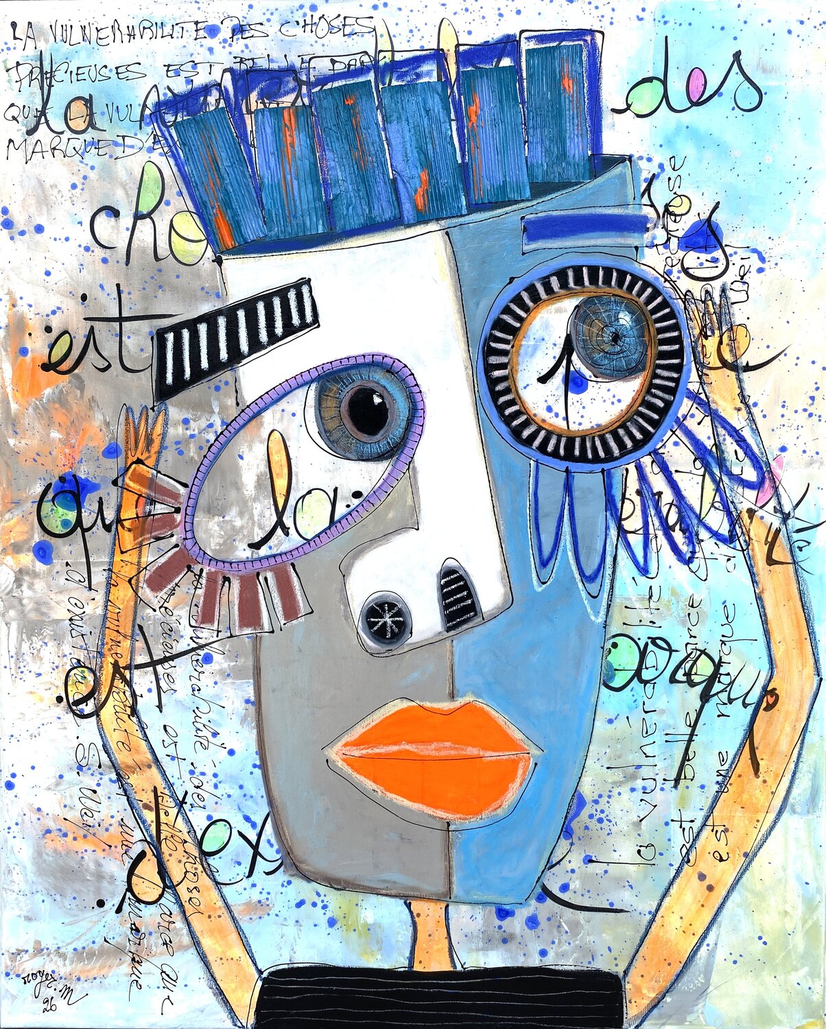 Les Choses Précieuses RogerM Original painting for sale
