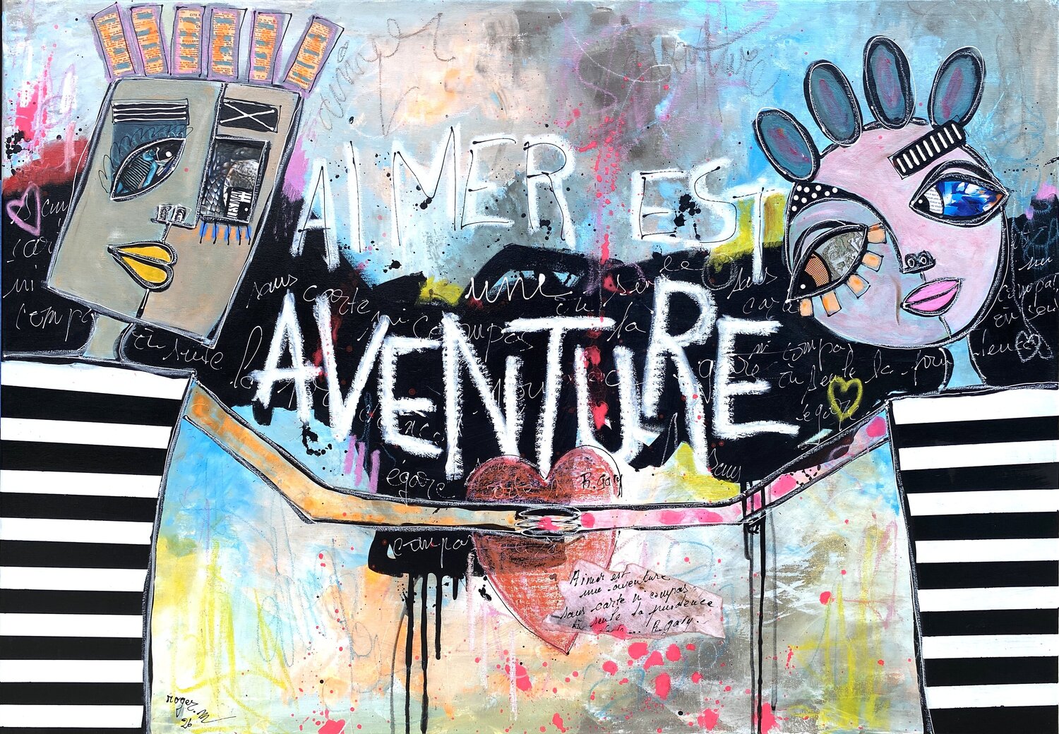 Vertige de l'Amour RogerM Original painting for sale