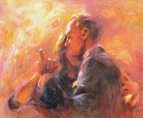 i'm looking after you by Éva Szakács, Painting for Sale on Select