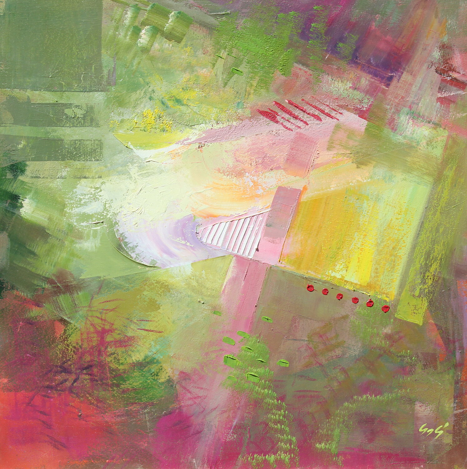 Spring fling Éva Szakács Original painting for sale