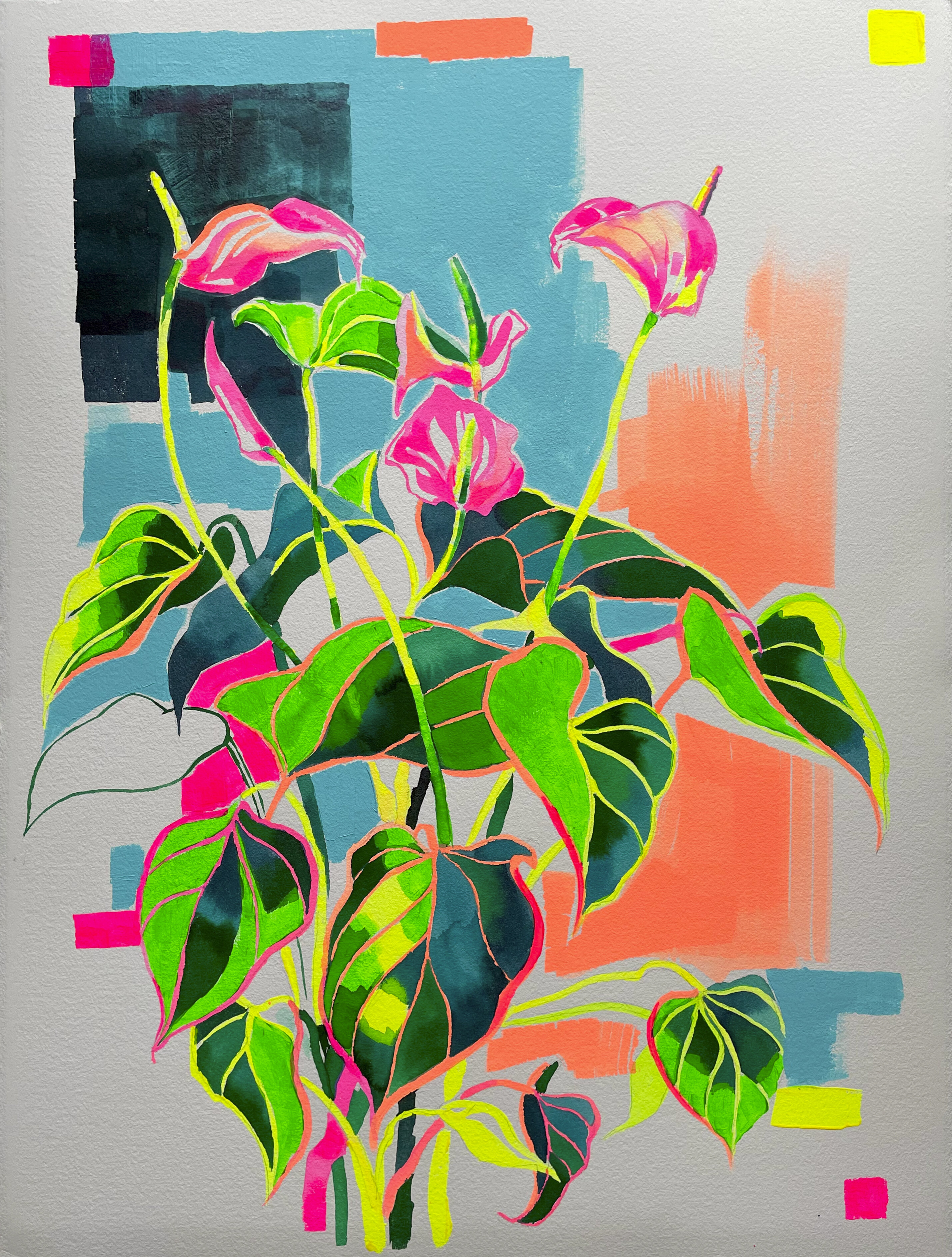 Glowing Lilies