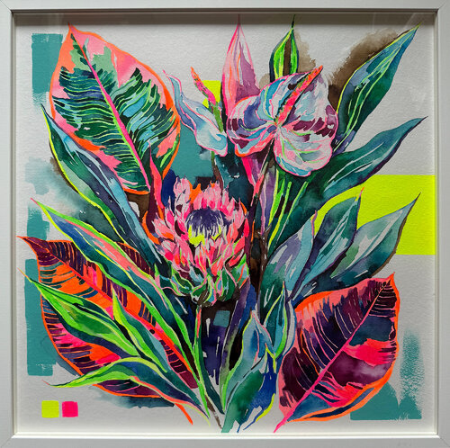 Botanical Bliss by Joanna Pilarczyk, Painting for Sale on Select