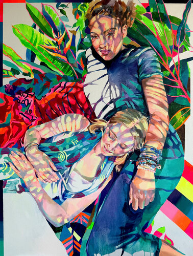 Isis & George by Joanna Pilarczyk, Painting for Sale on Select