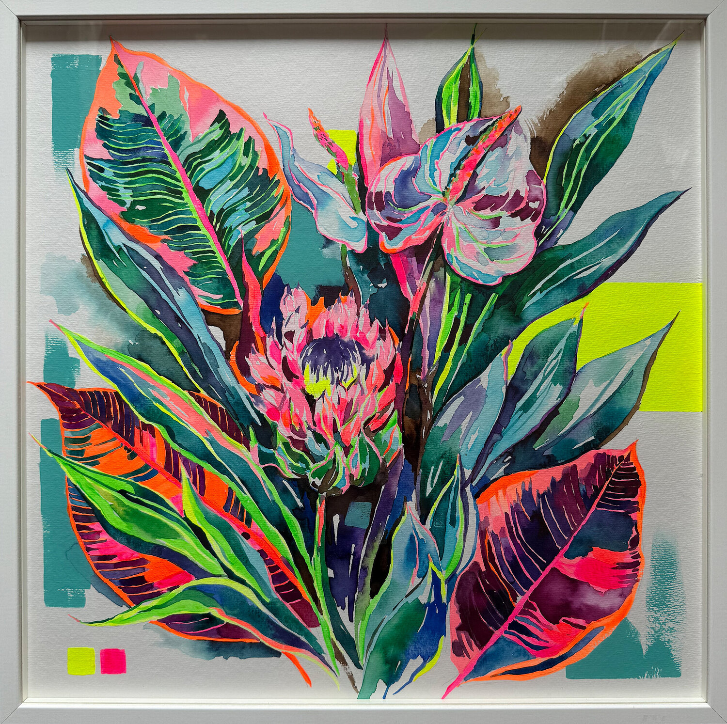 Botanical Bliss Joanna Pilarczyk Original painting for sale