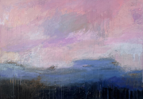 pink melody by Hasso Heybrock, Painting for Sale on Select