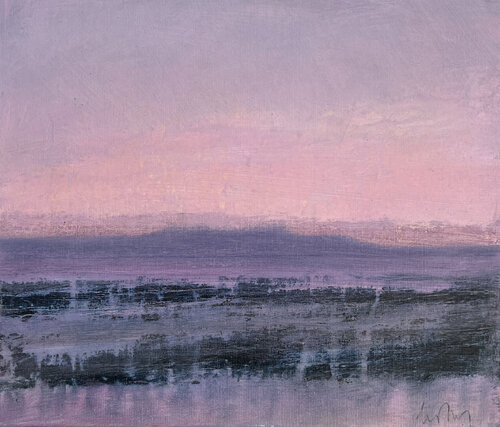 lyse natter by Hasso Heybrock, Painting for Sale on Select