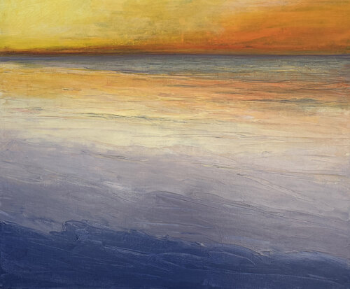 northern sunset by Hasso Heybrock, Painting for Sale on Select