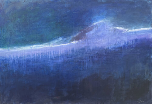 midnight surfing by Hasso Heybrock, Painting for Sale on Select