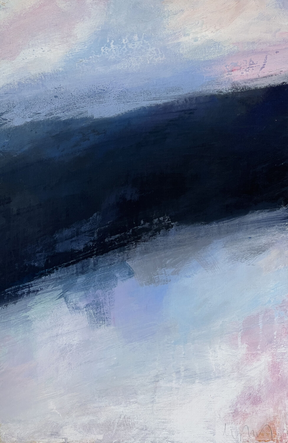 arc bleu Hasso Heybrock Original painting for sale