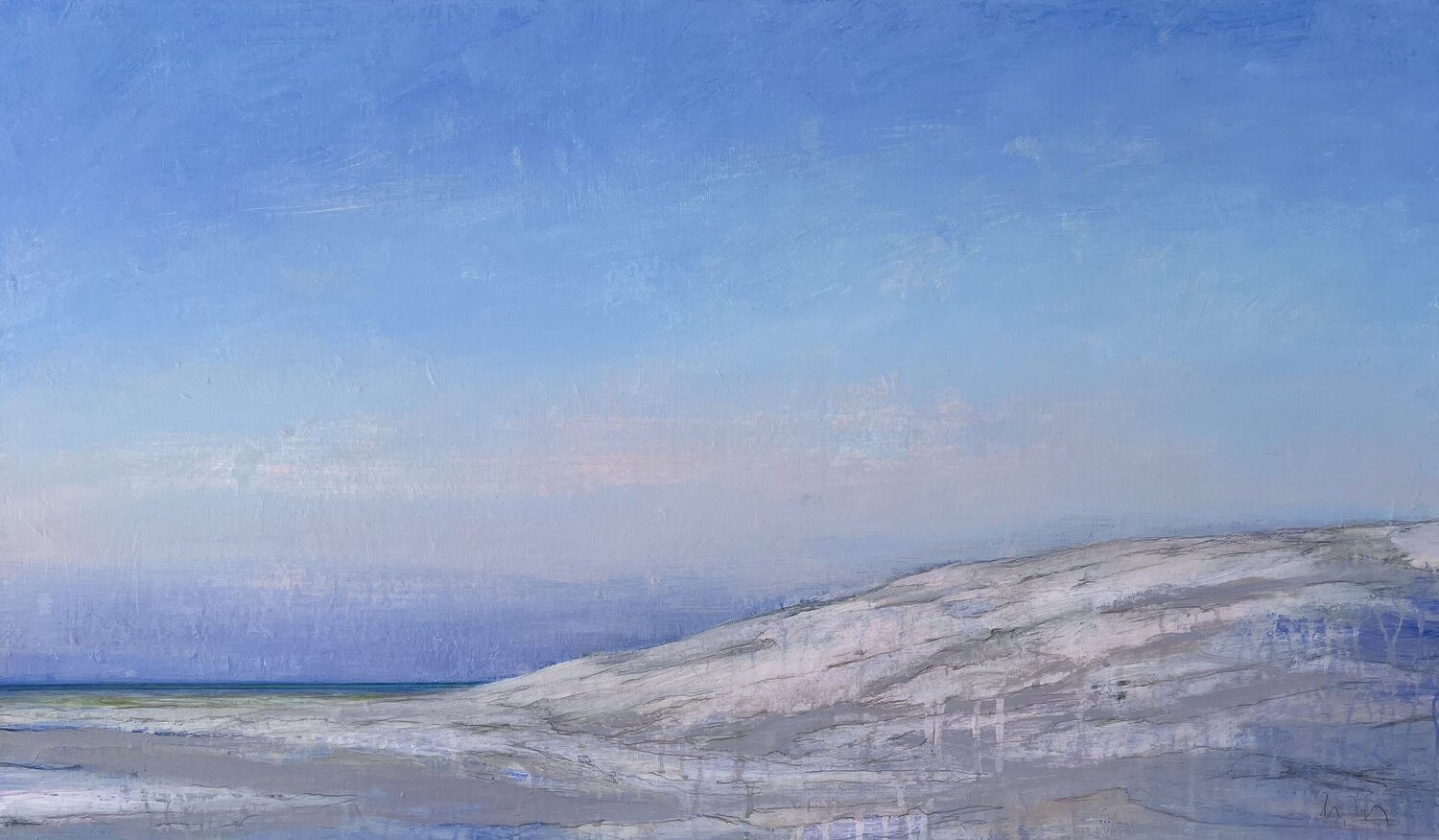 oh these summer days (Raabjerg mile) Hasso Heybrock Original painting for sale