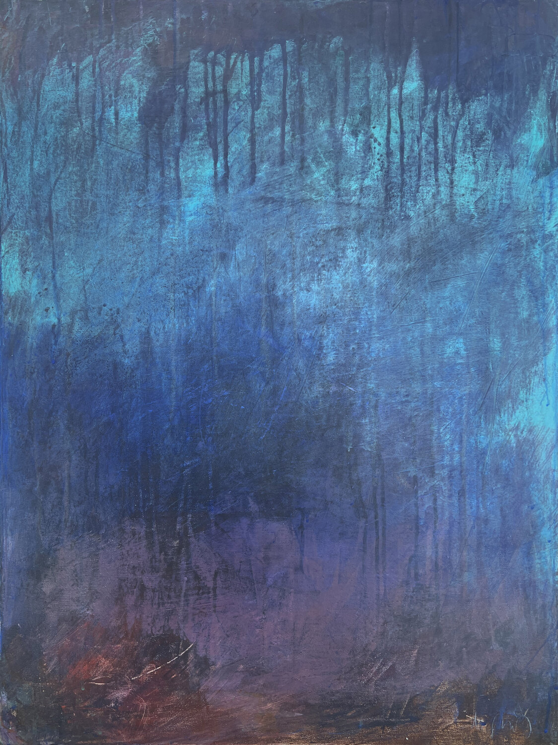 traces of time Hasso Heybrock Original painting for sale