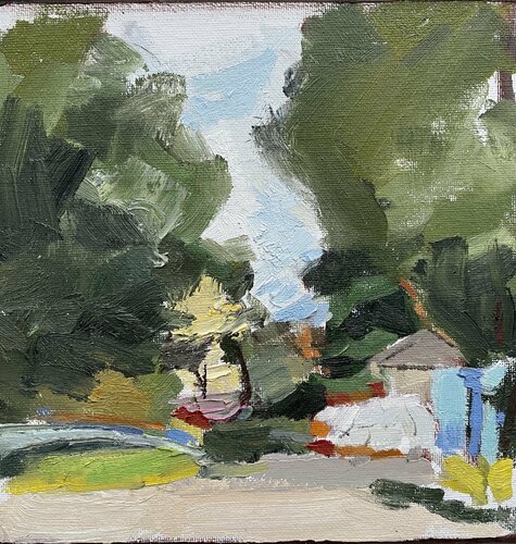 Next Door by Karin Moorhouse, Painting for Sale on Select