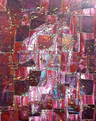 Festival by jeanine FITOU VALENS, Painting for Sale on Select