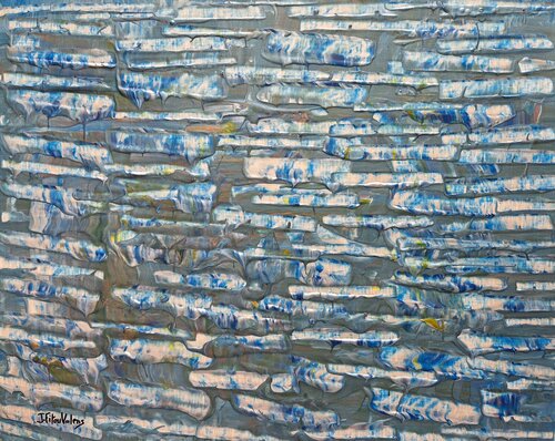 REFLETS SUR L'EAU by jeanine FITOU VALENS, Painting for Sale on Select
