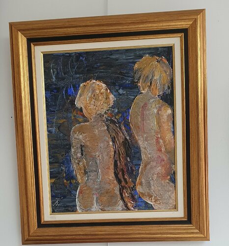 Baigneuses by jeanine FITOU VALENS, Painting for Sale on Select