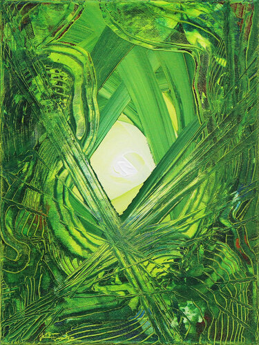 Lichtwellen IV by Andreas Garbe, Painting for Sale on Select