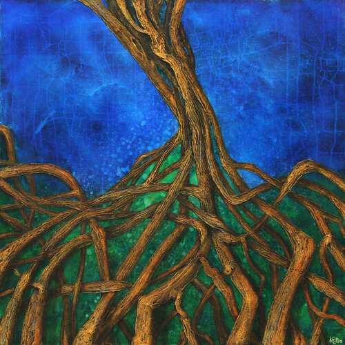 Celestun (Mangrove Forest) by Andreas Garbe, Painting for Sale on Select