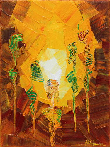 Geheimtreff I by Andreas Garbe, Painting for Sale on Select