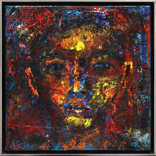 Kindskopf by Andreas Garbe, Painting for Sale on Select