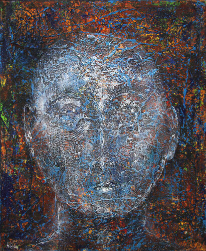 Welcome to the future: Transzendenz by Andreas Garbe, Painting for Sale on Select