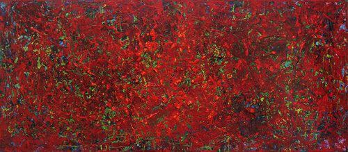 Piensa grande: El Despertar Rojo I by Andreas Garbe, Painting for Sale on Select